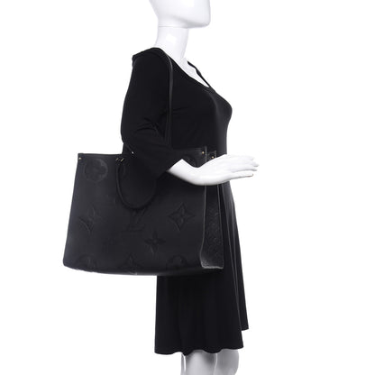 Louis Vuitton Empreinte Monogram Giant Onthego GM Black 3 of 8