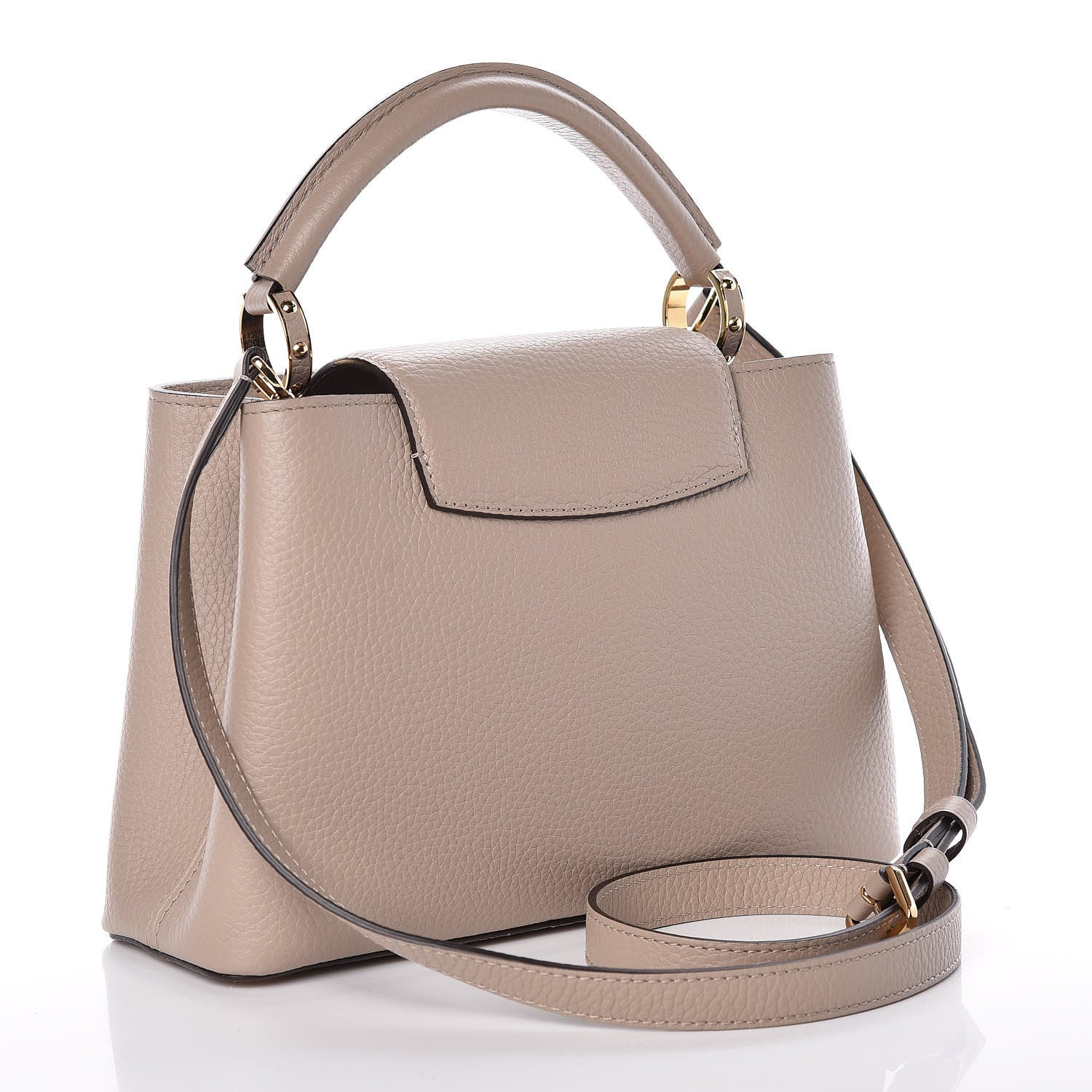 Louis Vuitton Taurillon Capucines BB Galet 4 of 9