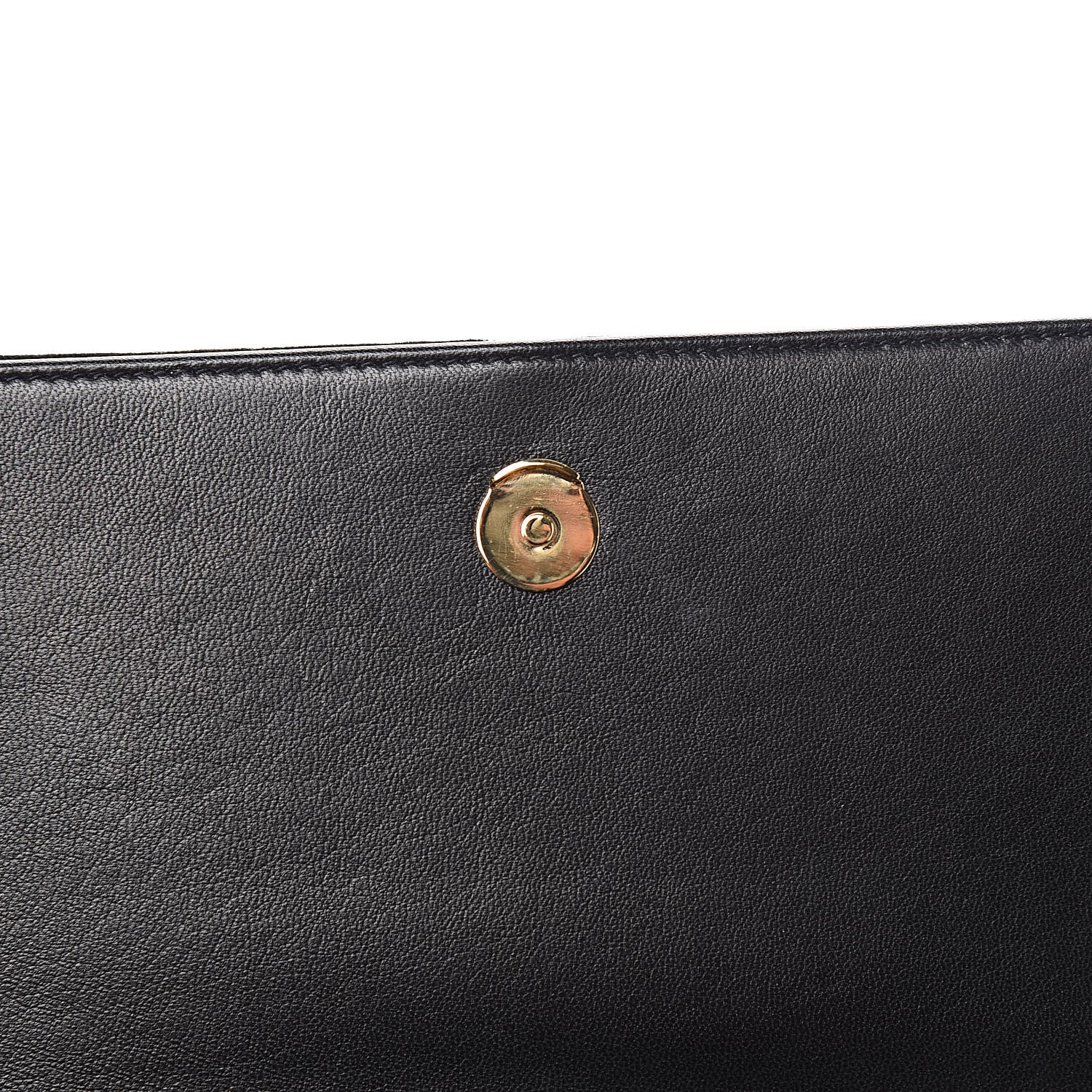 Saint Laurent Velvet Embroidered Bamboo Monogram Kate Chain Wallet Black 7 of 16