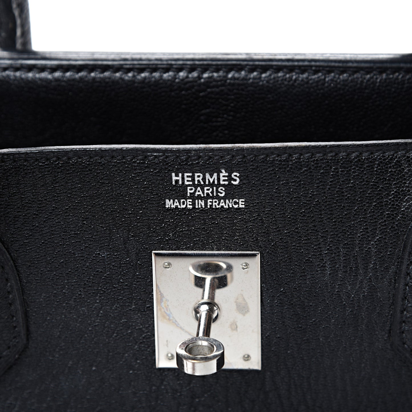 Chevre De Coromandel Birkin 40 Black