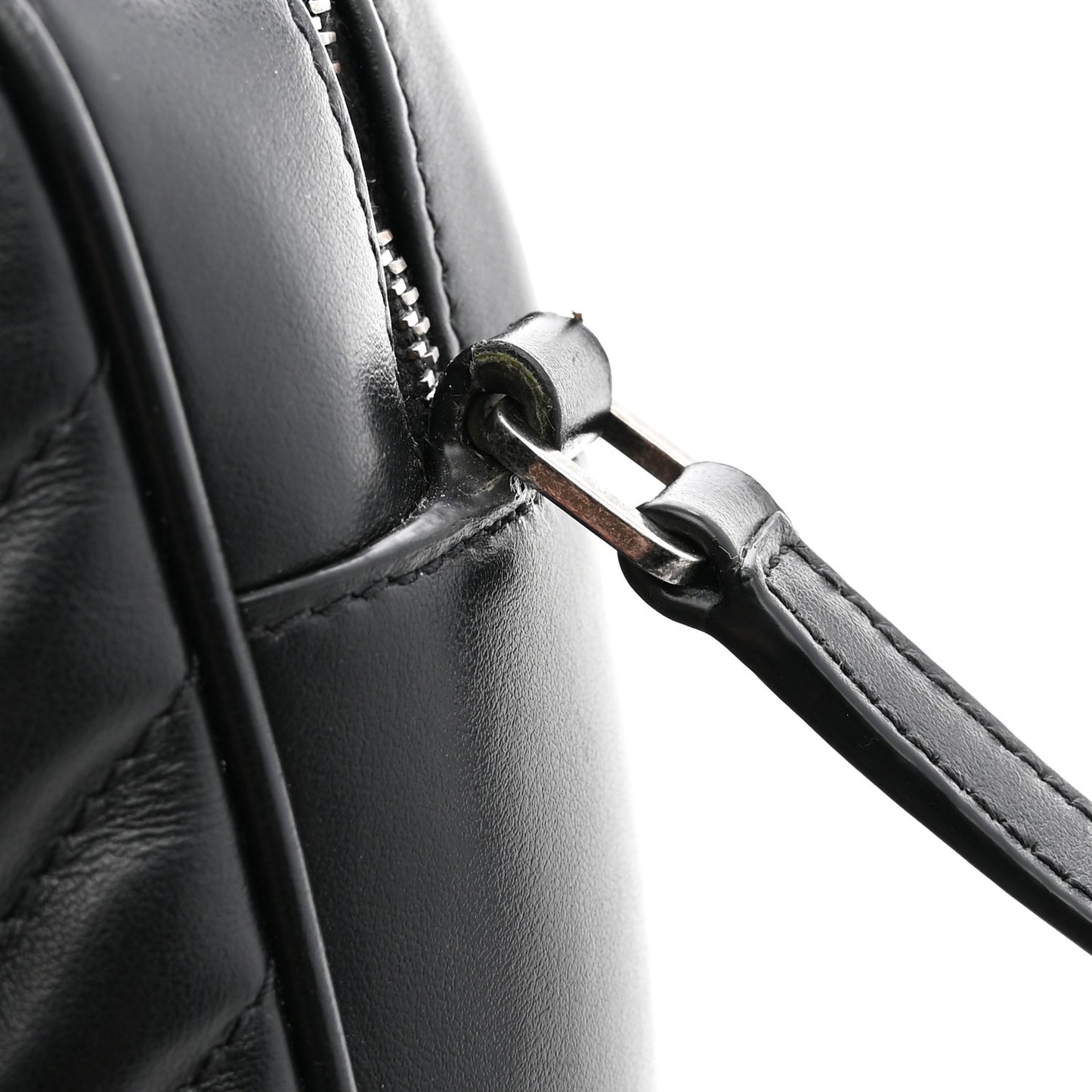 Calfskin Matelasse Monogram Lou Camera Bag Black