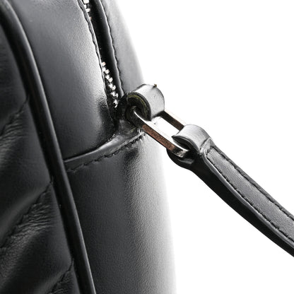 Saint Laurent Calfskin Matelasse Monogram Lou Camera Bag Black 10 of 12