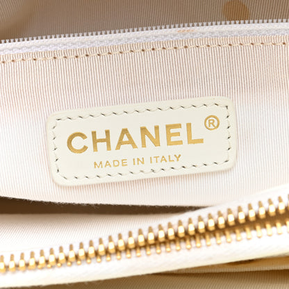 Chanel Caviar Quilted Grand Shopping Tote GST White 6 of 11
