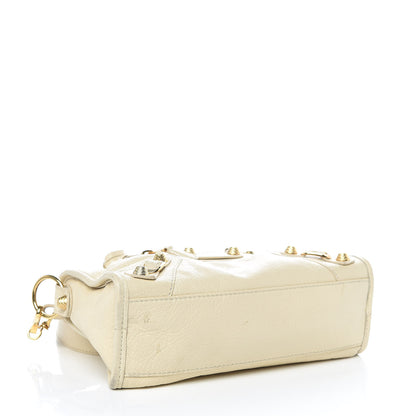 Balenciaga Agneau Giant 12 Gold Hardware Mini City Blanc Creme Light Craie 4 of 12