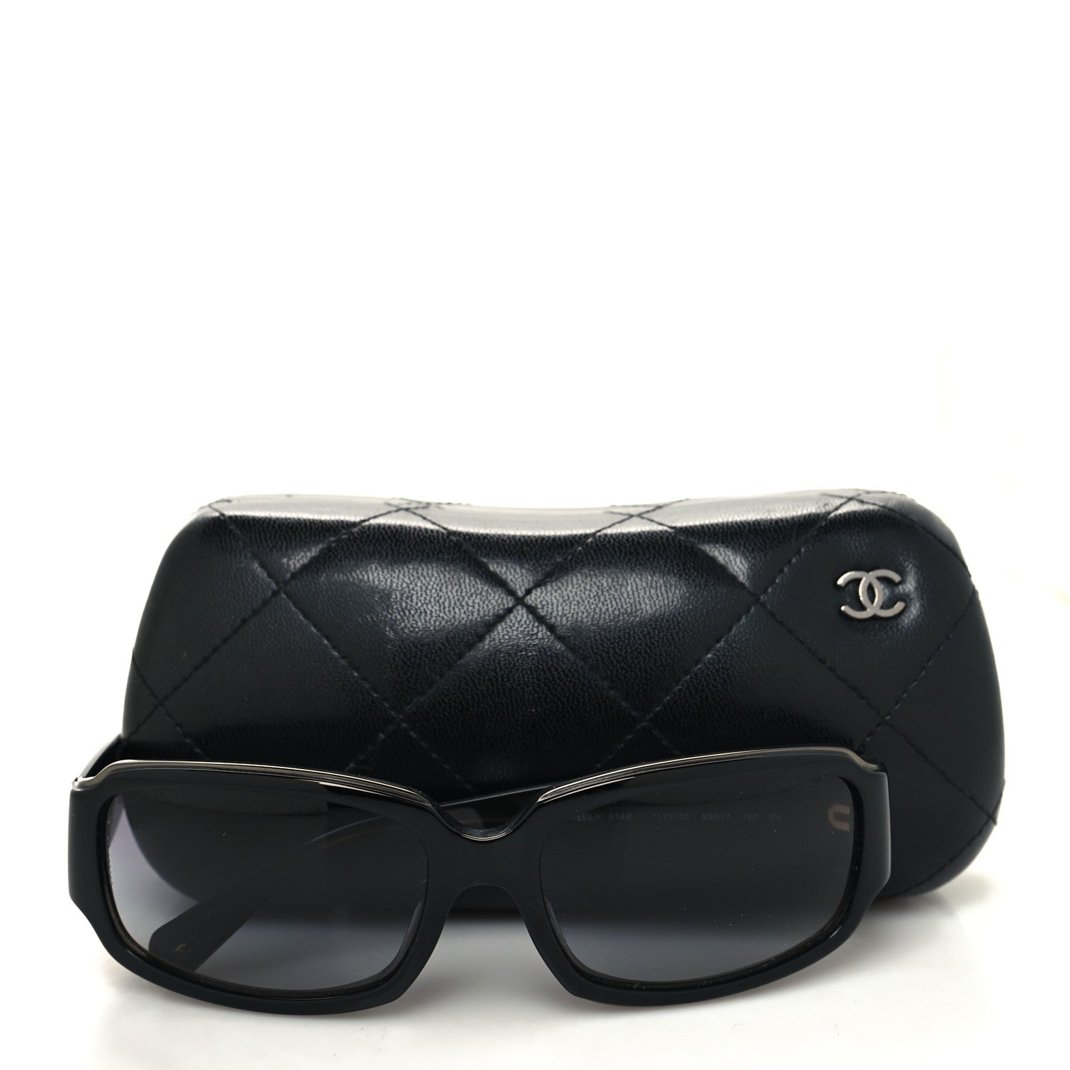 Chanel CC Sunglasses 5144 Black White 7 of 7