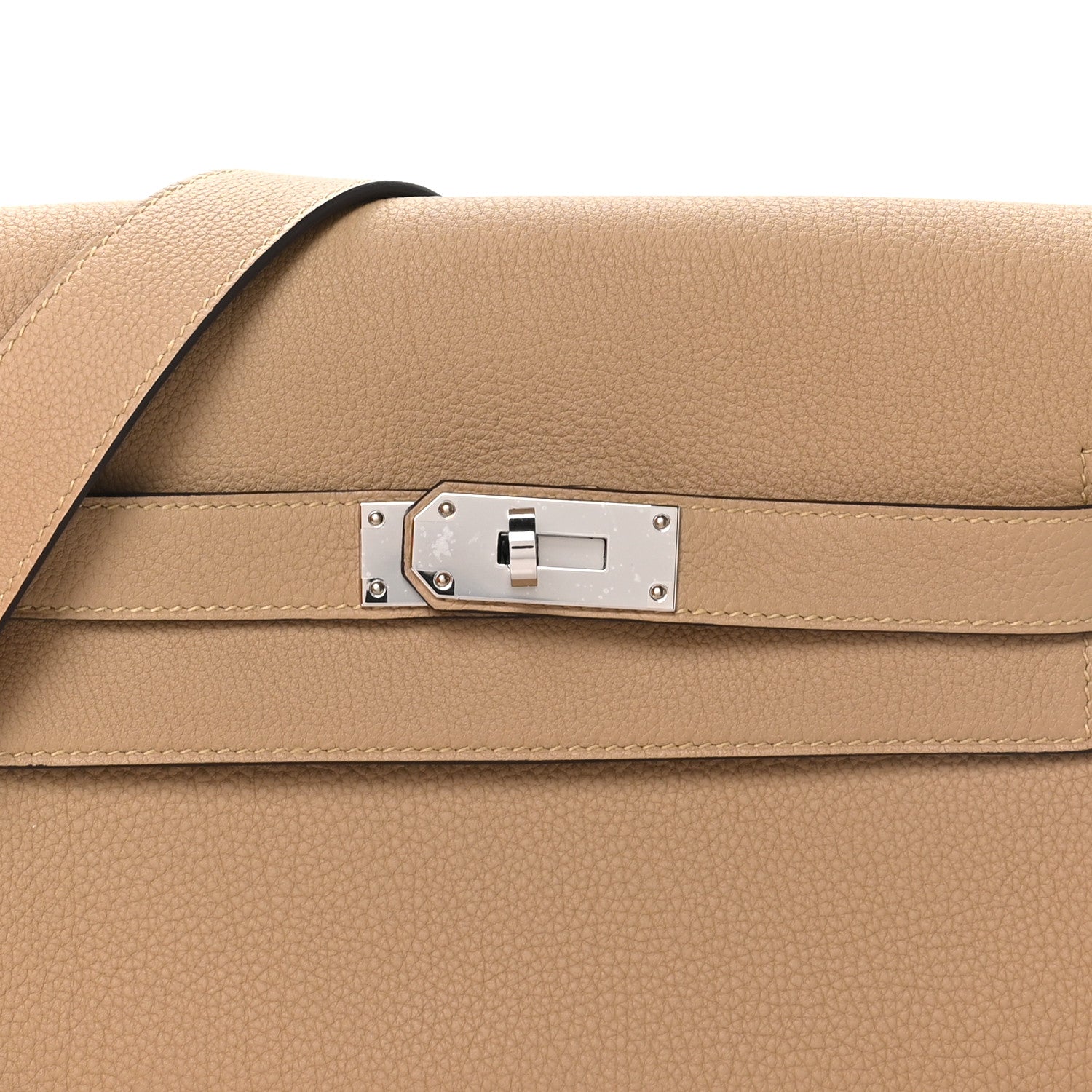 Hermes Togo Kelly Messenger PM Poussiere 8 of 11