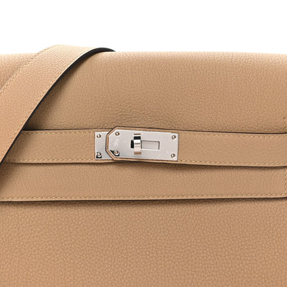 Hermes Togo Kelly Messenger PM Poussiere 8 of 11