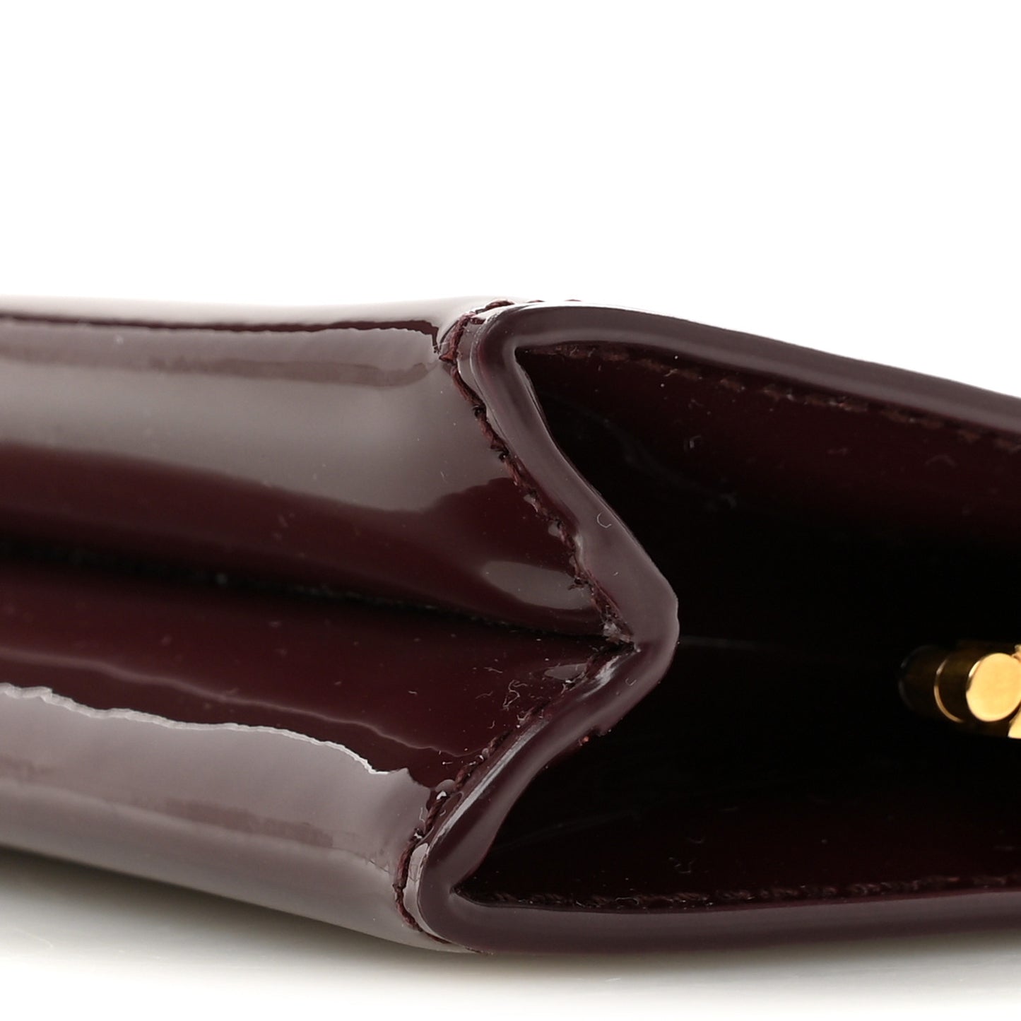 Patent Clutch Rouge
