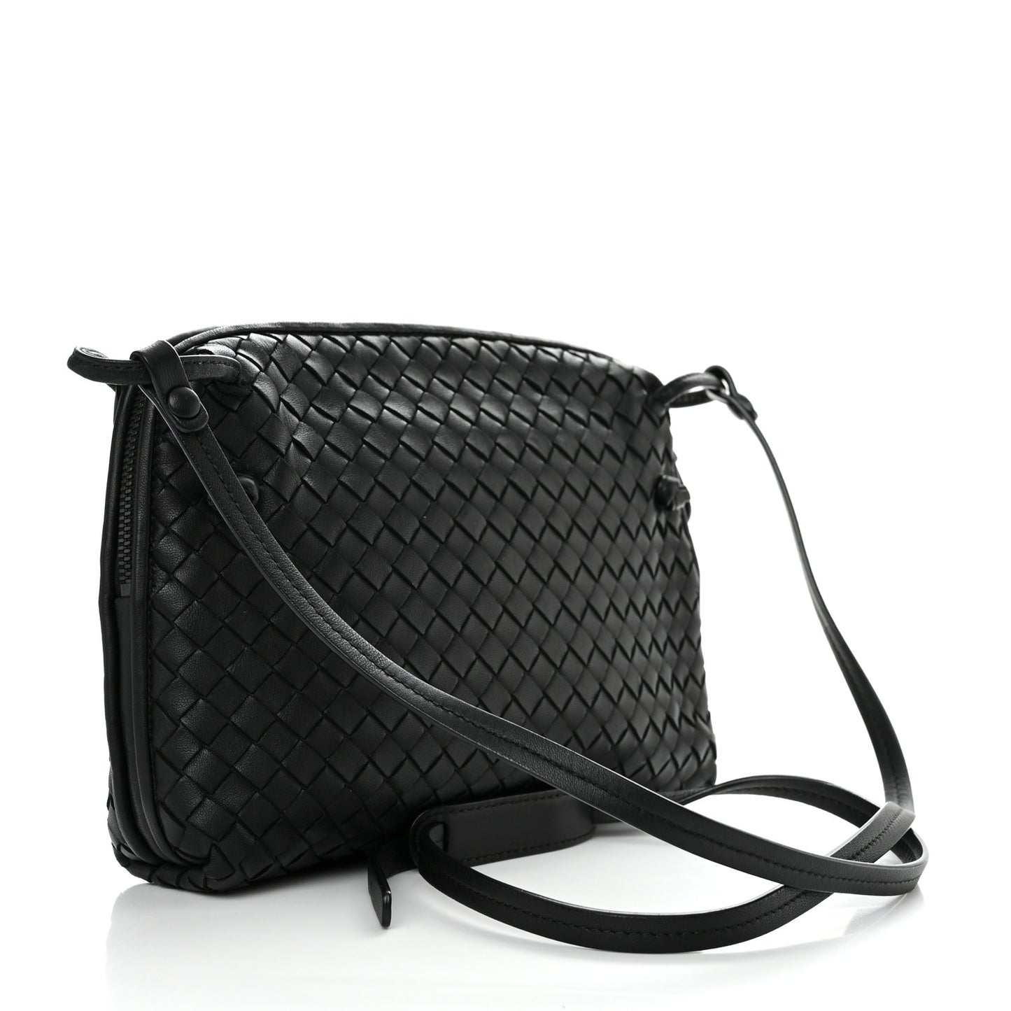 Nappa Intrecciato Nodini Bag Black