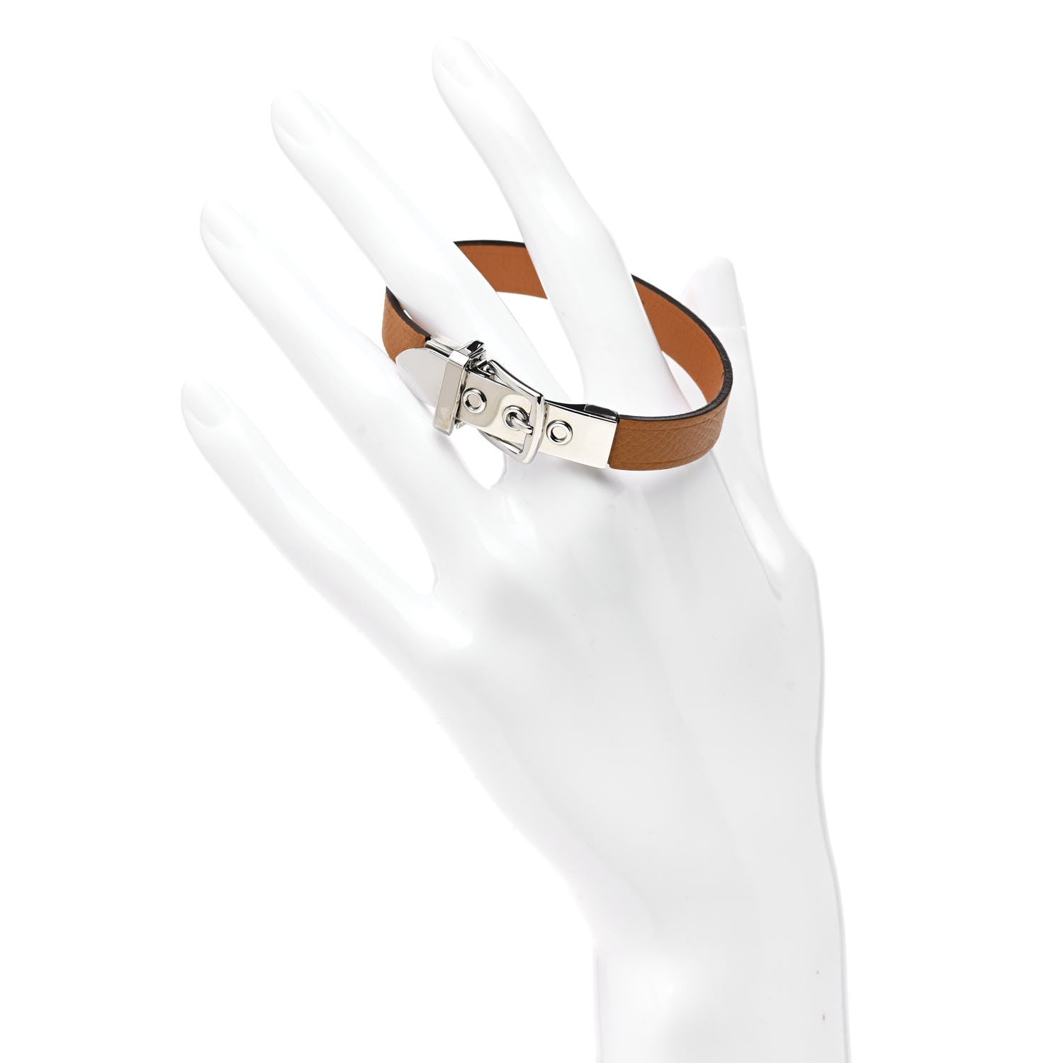 Hermes Epsom Java 10 Bracelet S Caramel 2 of 6