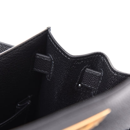 Hermes Epsom Kelly Sellier 28 Black 12 of 14