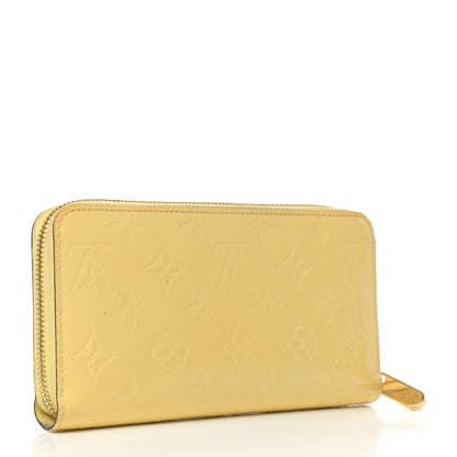 Louis Vuitton Vernis Zippy Wallet Citrine 3 of 7