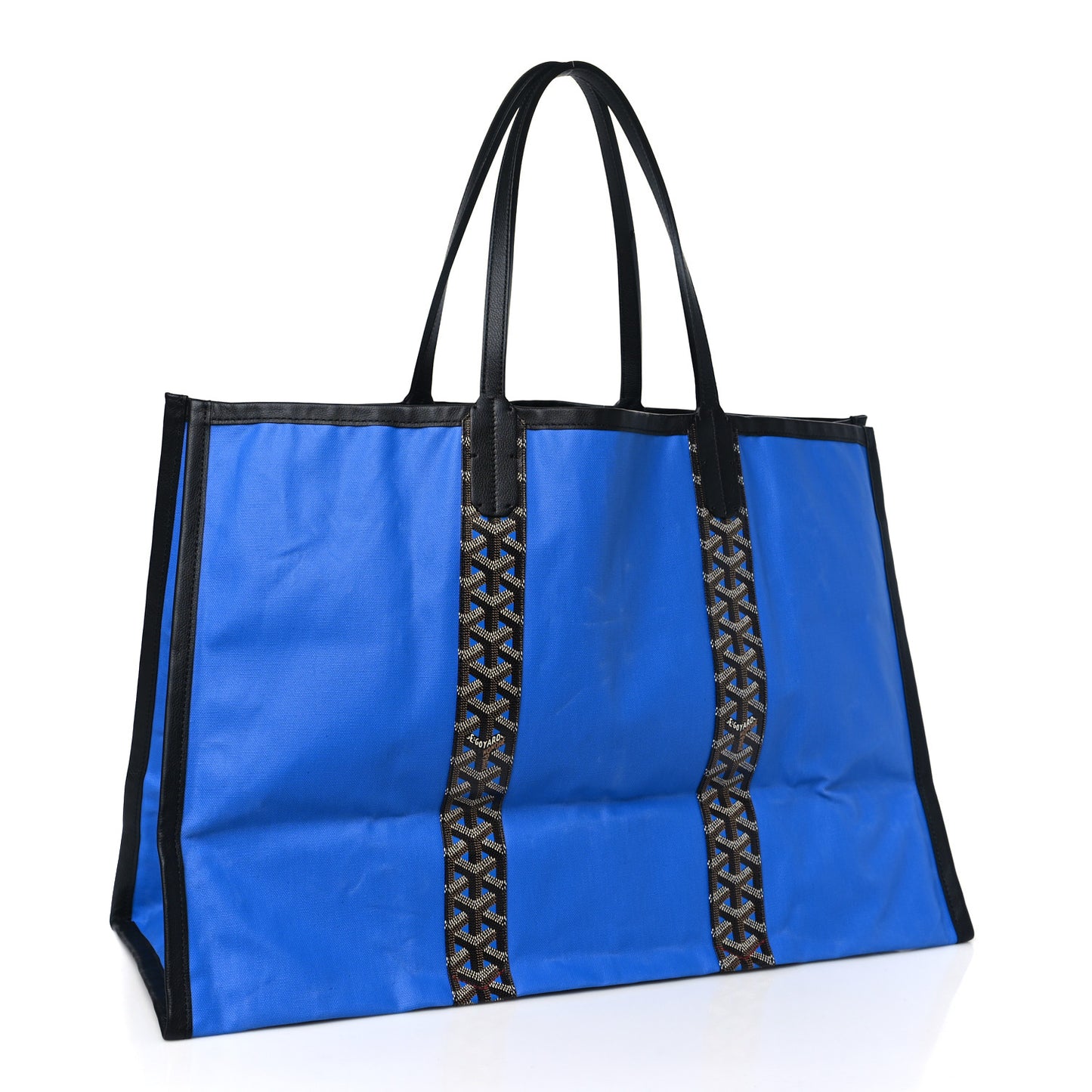 Goyardine Reversible Roseline Black Sky Blue