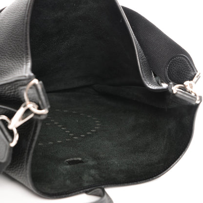 Hermes Taurillon Clemence Evelyne II TGM Black 7 of 7