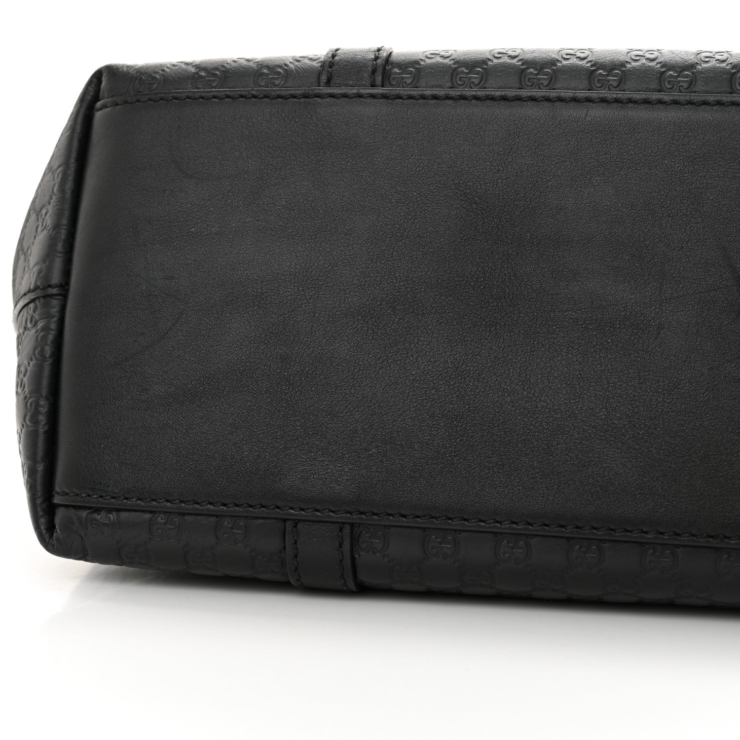 Gucci Soft Microguccissima Small Zippered Satchel Black 11 of 12