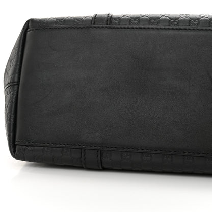 Gucci Soft Microguccissima Small Zippered Satchel Black 11 of 12