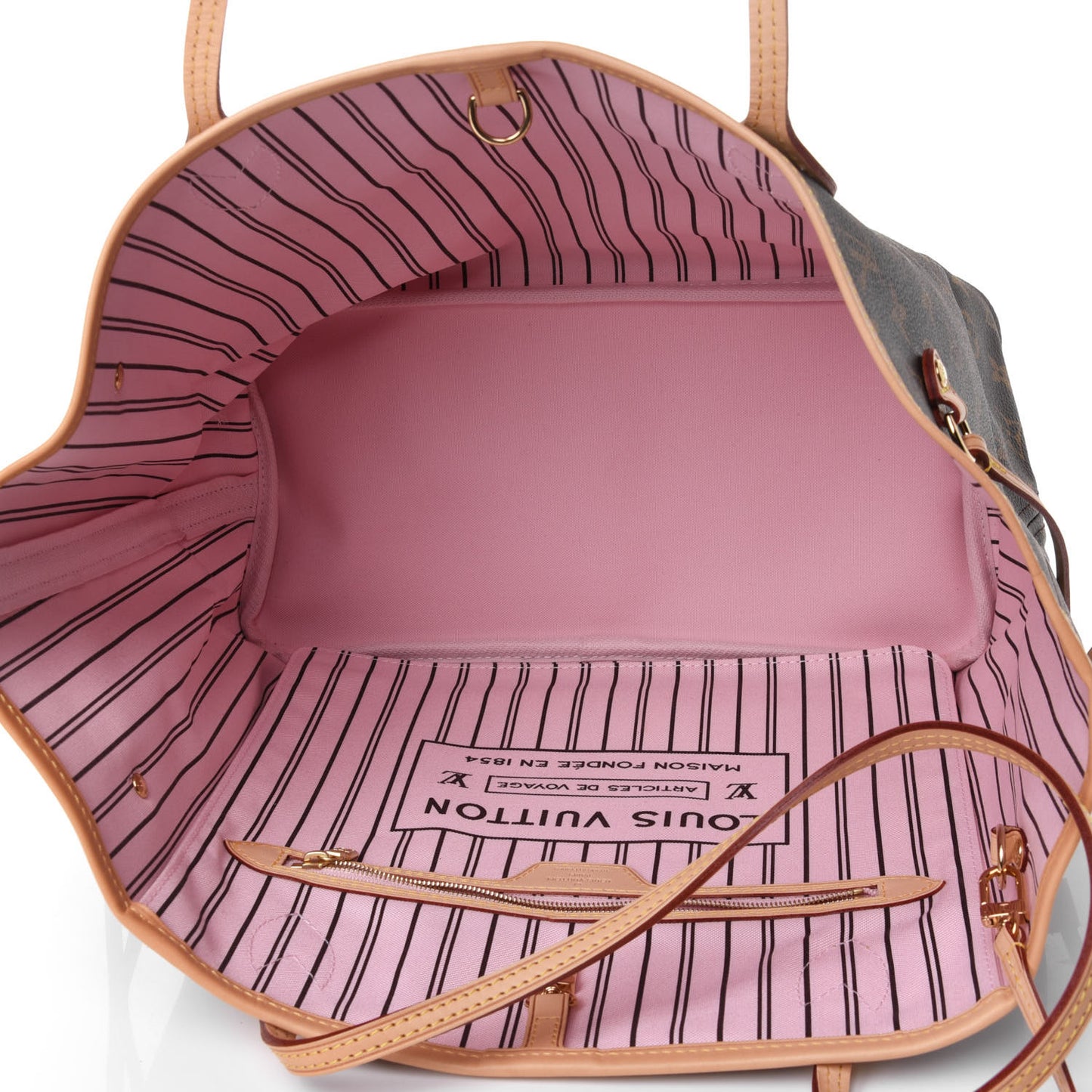 Monogram Neo Neverfull MM Rose Ballerine
