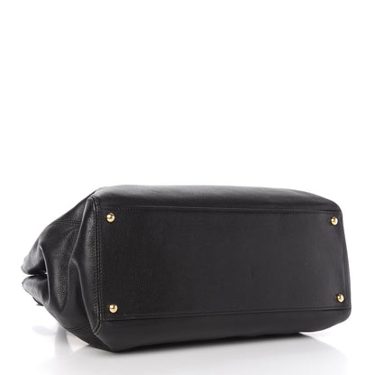 Chanel Calfskin Cerf Executive Shopper Tote Black 4 of 9