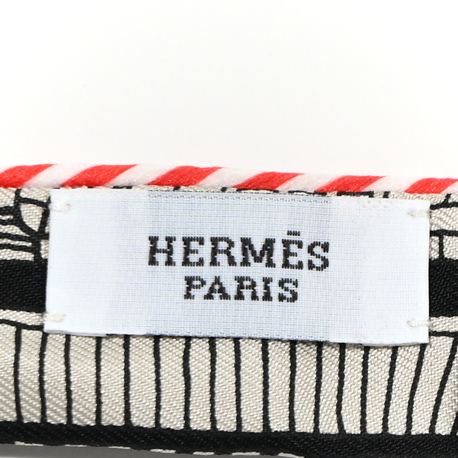 Hermes Silk Candy Doll Hermes-Paris Station Twilly Gris Cendre Orange Black 4 of 6
