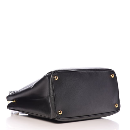 Prada Saffiano Medium Galleria Double Zip Tote Black 4 of 10