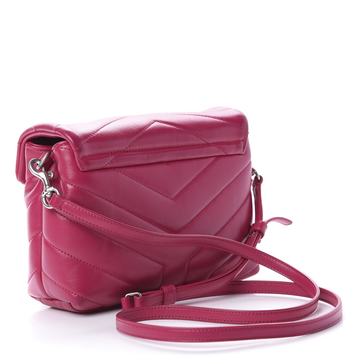 Calfskin Y Quilted Monogram Toy Loulou Crossbody Bag Freesia