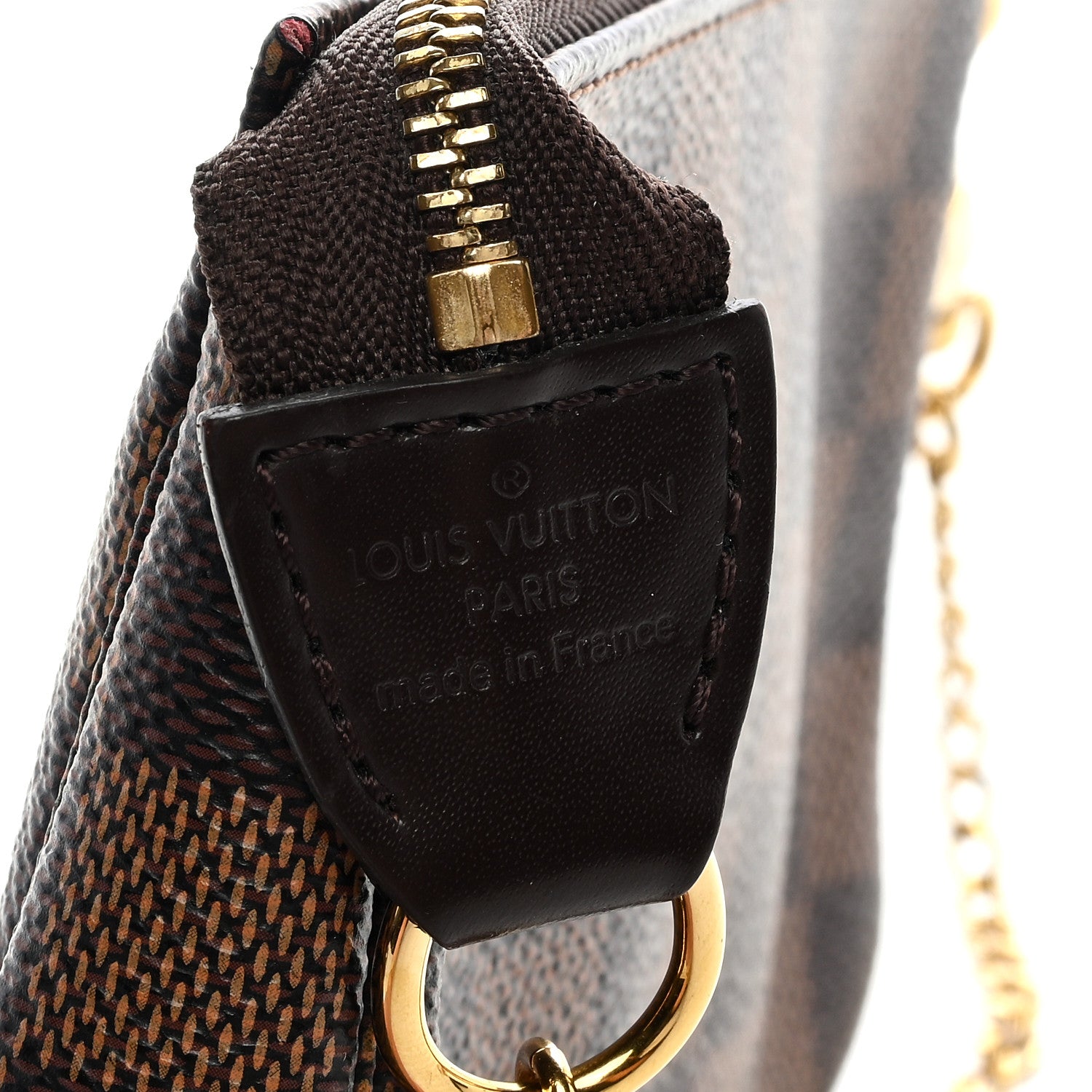 Louis Vuitton Damier Ebene Mini Pochette Accessories 6 of 8