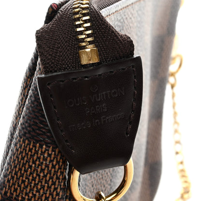 Louis Vuitton Damier Ebene Mini Pochette Accessories 6 of 8