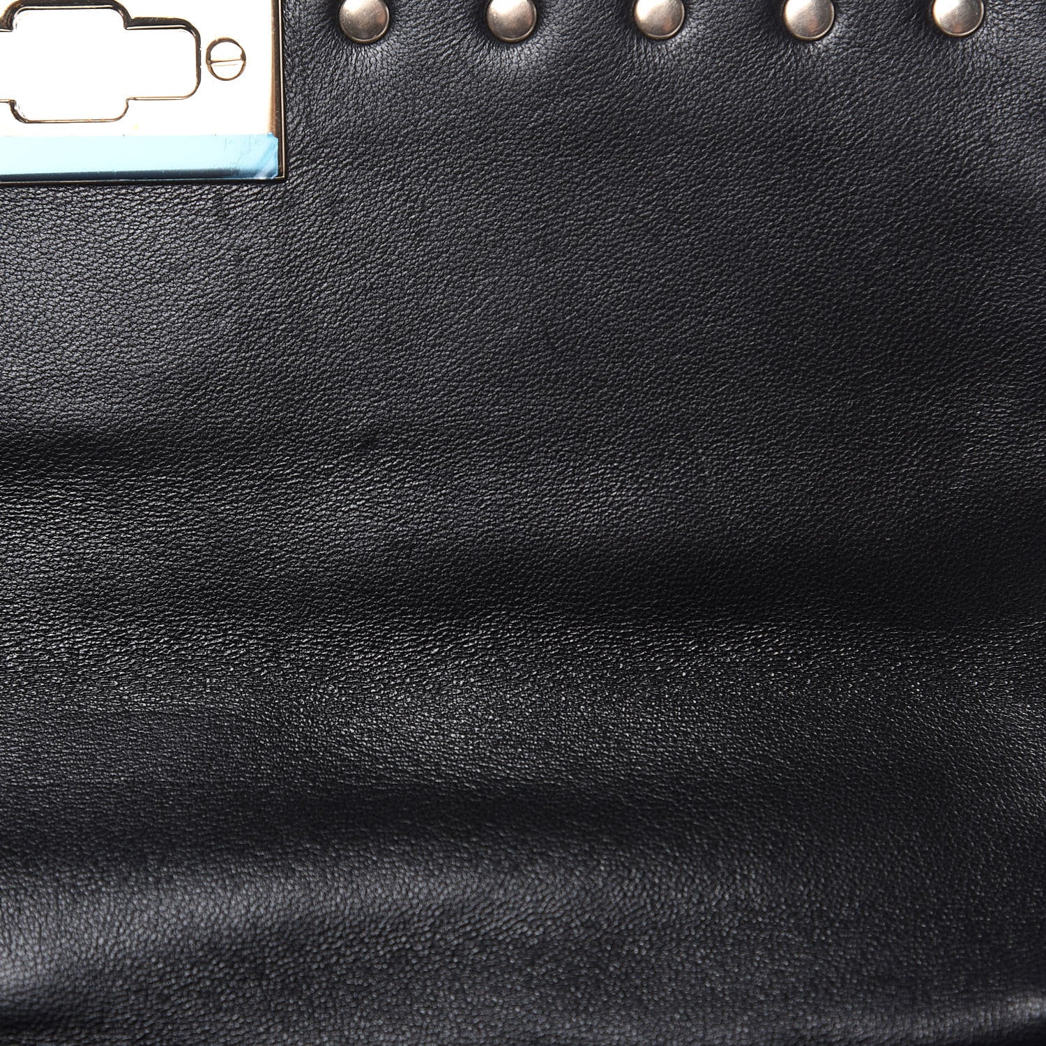 Valentino Garavani Velvet Medium Rockstud Spike Shoulder Bag Black 10 of 10