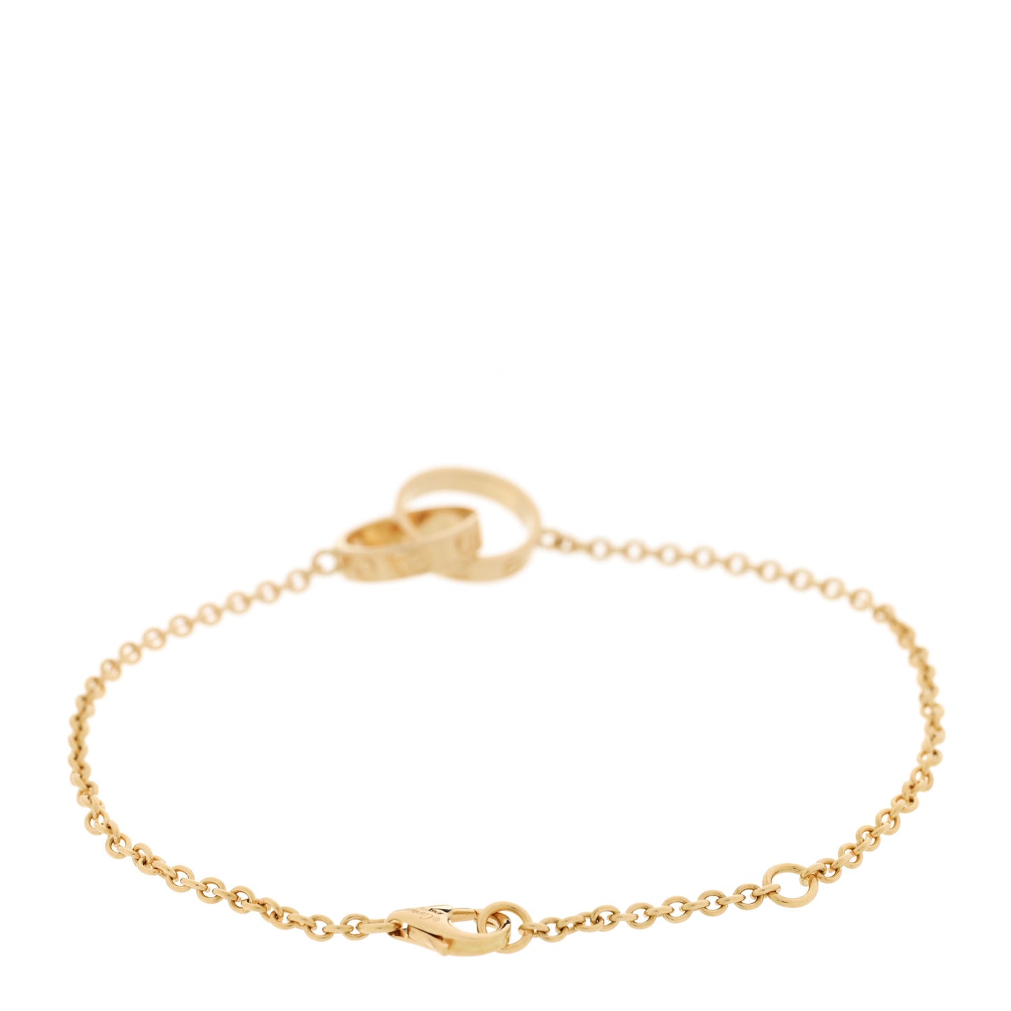 18K Yellow Gold Interlocking LOVE Bracelet