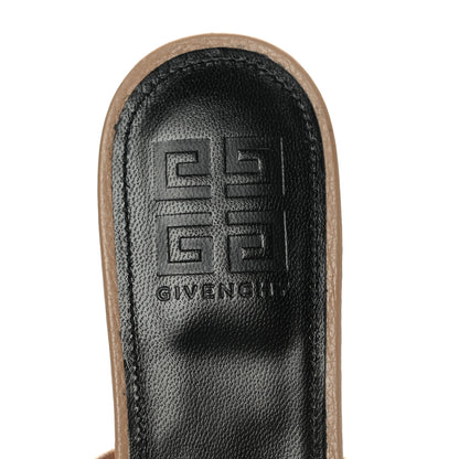 Givenchy Lambskin Bedford Logo Mule Slides 40 Beige 7 of 7