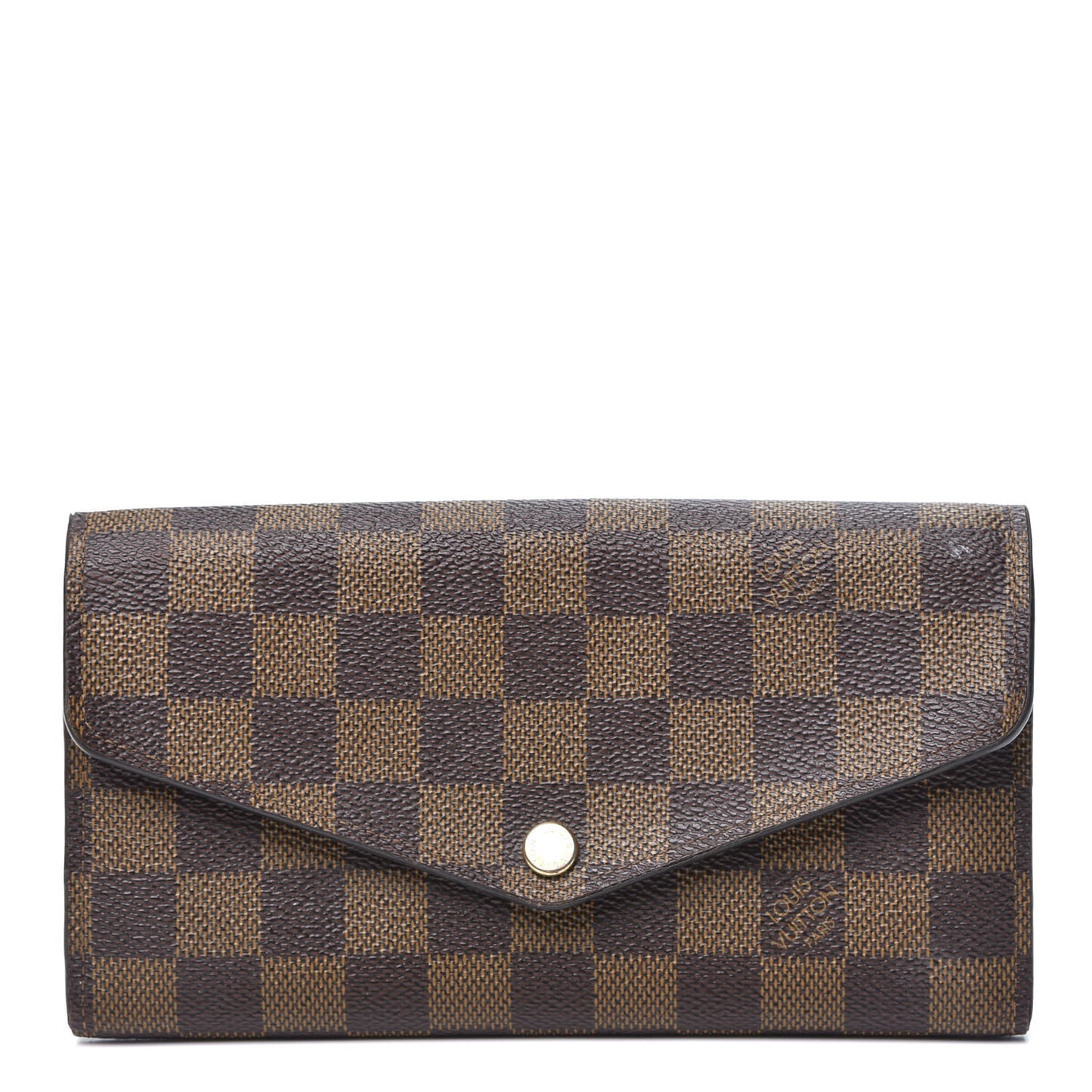 Damier Ebene Sarah Wallet NM Rose Ballerine