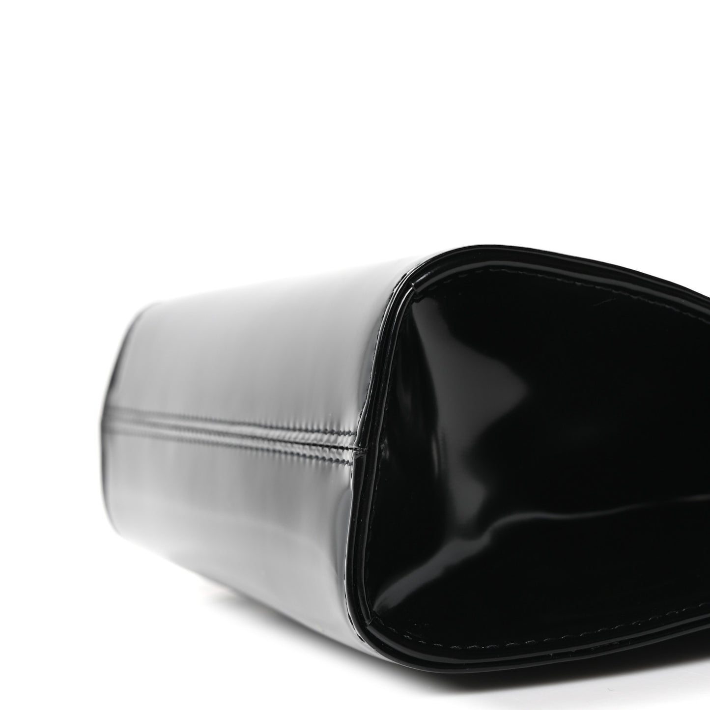 Brushed Calfskin Mini Wanda Top Handle Bag Black