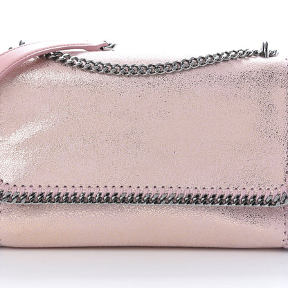 Stella McCartney Metallic Shaggy Deer Falabella Messenger Pink 7 of 9