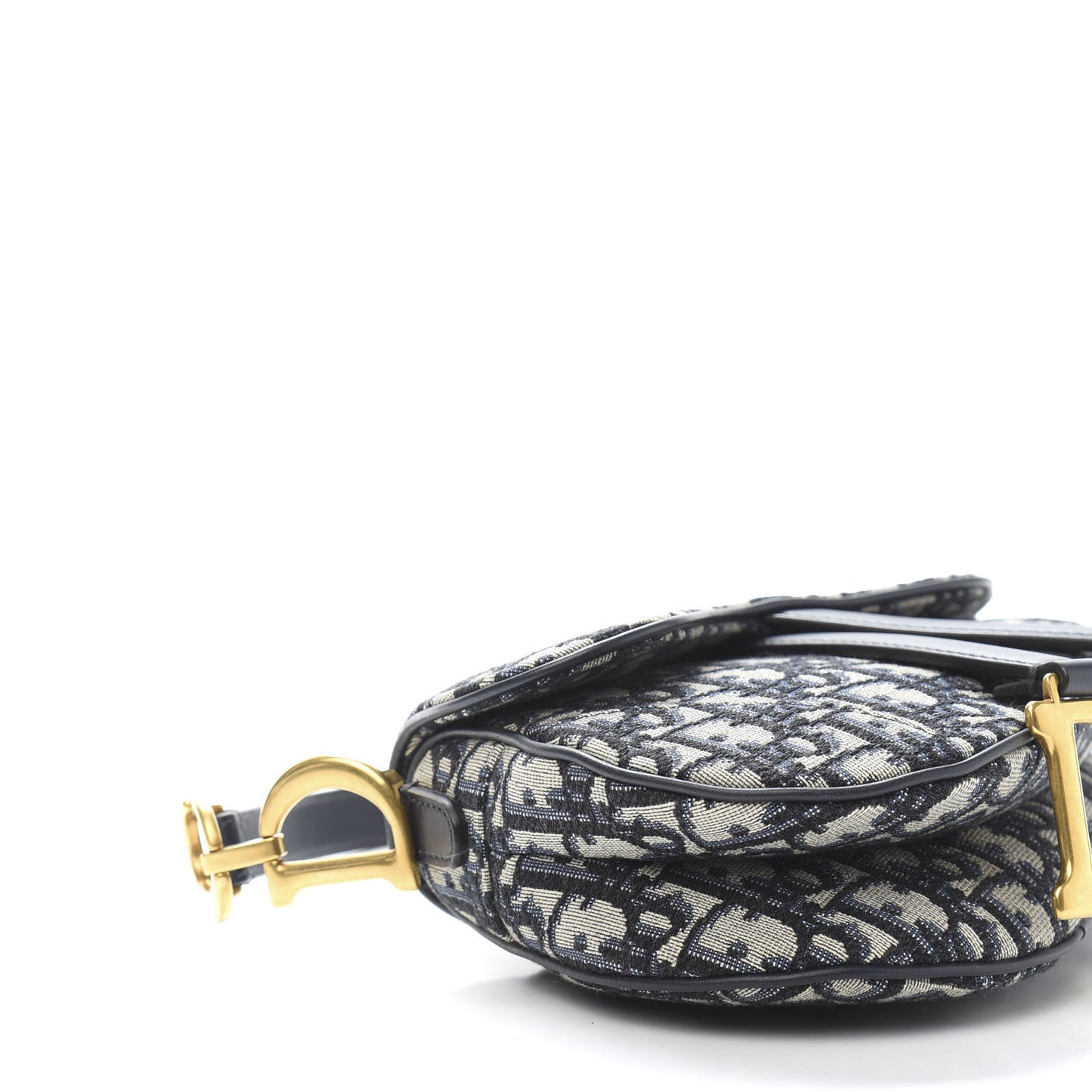 Oblique Mini Saddle Bag Blue