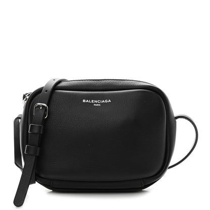 Balenciaga Calfskin Logo XS Everyday Camera Bag Black 1 of 9