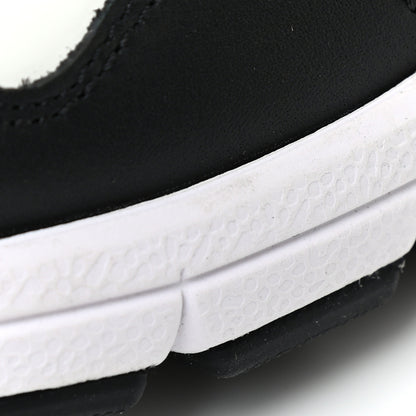 Gucci Calfskin Womens Interlocking G Sneakers 40 Black White 10 of 11