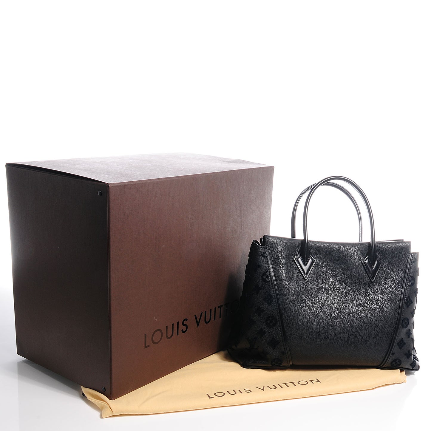 Veau Cachemire Tote W PM Black