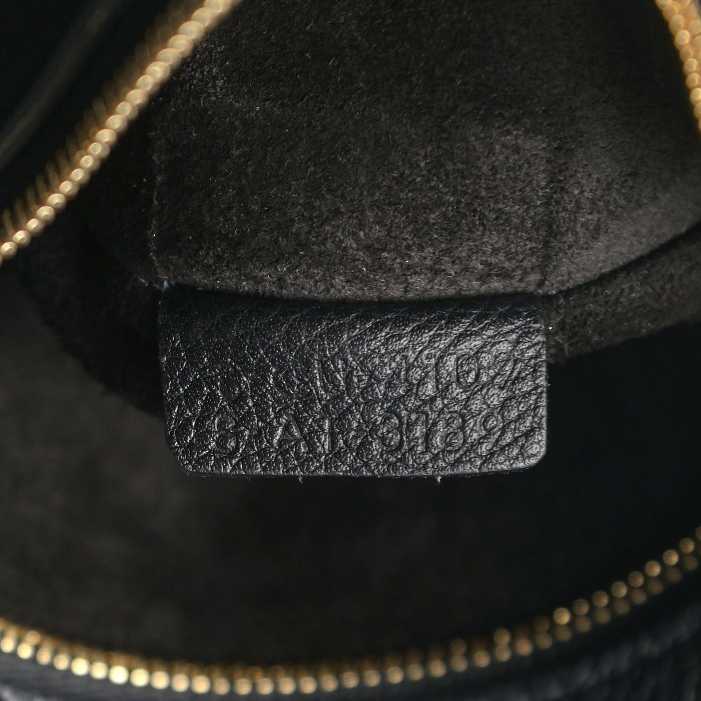 Soft Grained Calfskin Medium Belt Cabas Phantom Black