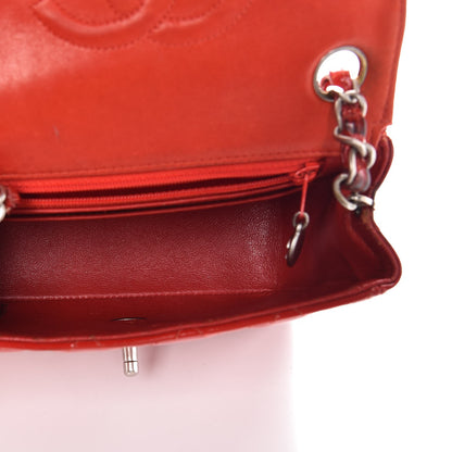 Chanel Patent Quilted Mini Square Flap Red 5 of 11