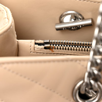 Saint Laurent Calfskin Y Quilted Monogram Large Loulou Shopper Nude Powder 12 of 14