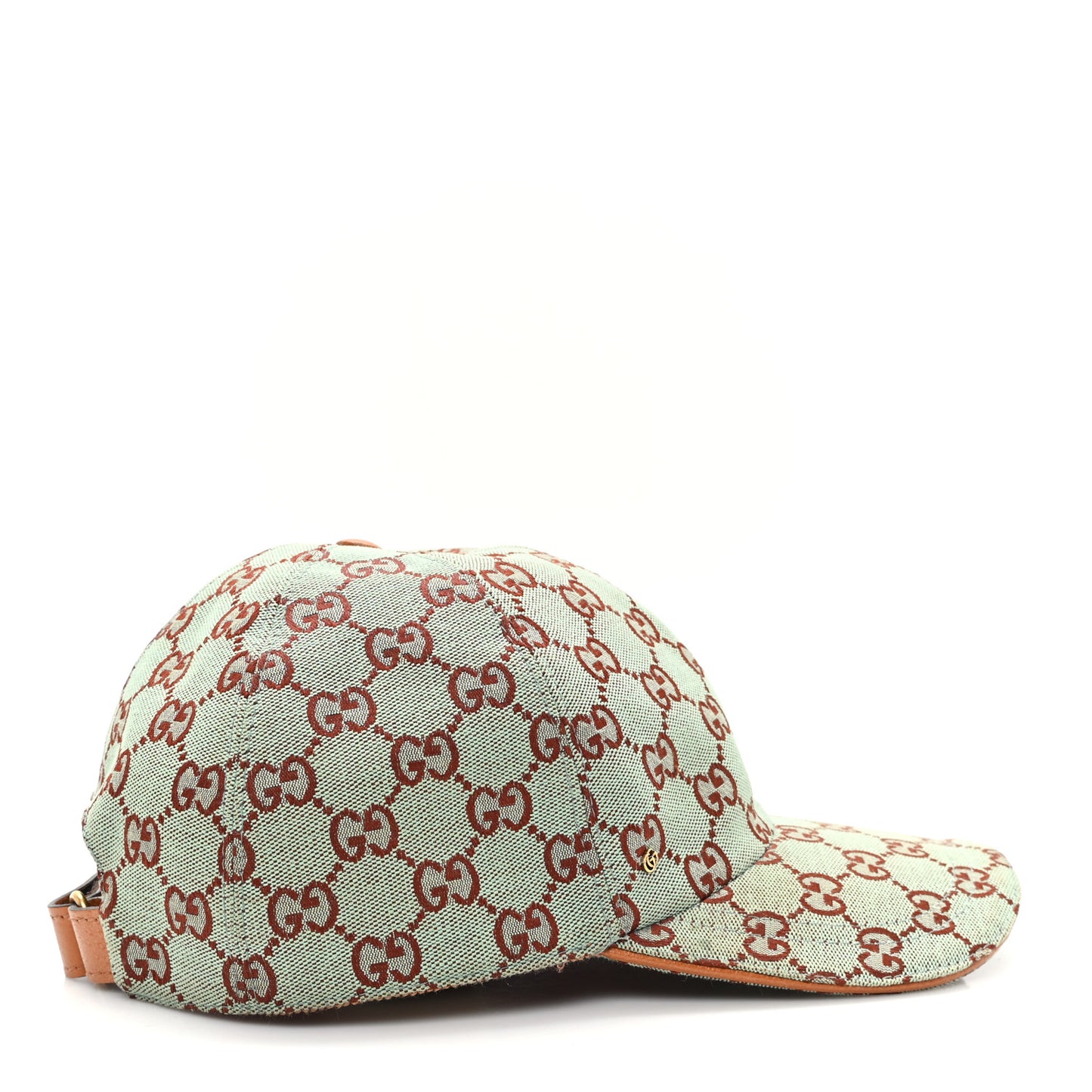 Monogram New GG Baseball Hat L Azure Harness Brown