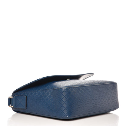 Gucci Diamante Medium Flap Messenger Bag Blue 4 of 19