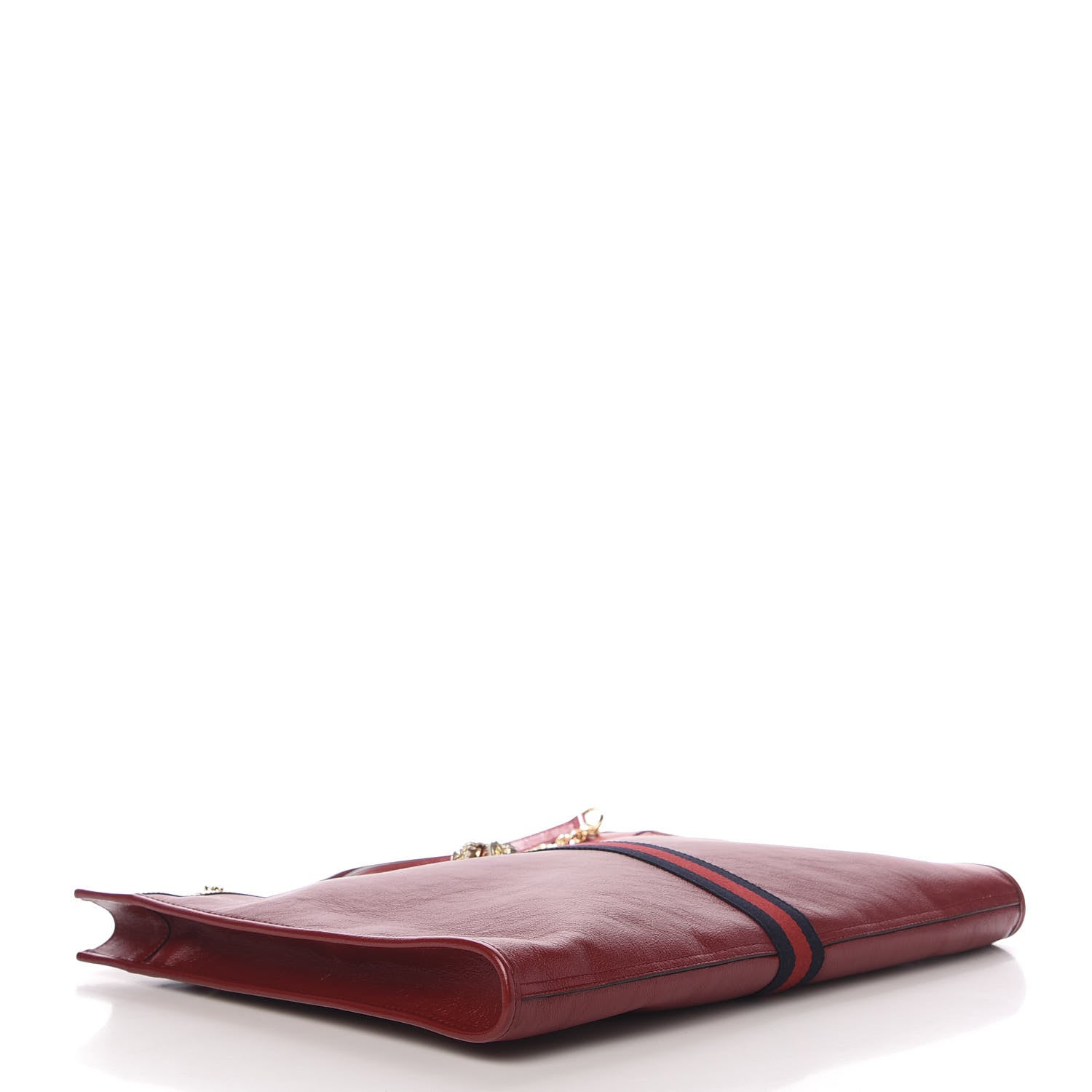 Gucci Calfskin Large Rajah Chain Tote Romantic Cherry 4 of 10