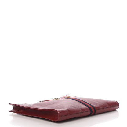Gucci Calfskin Large Rajah Chain Tote Romantic Cherry 4 of 10
