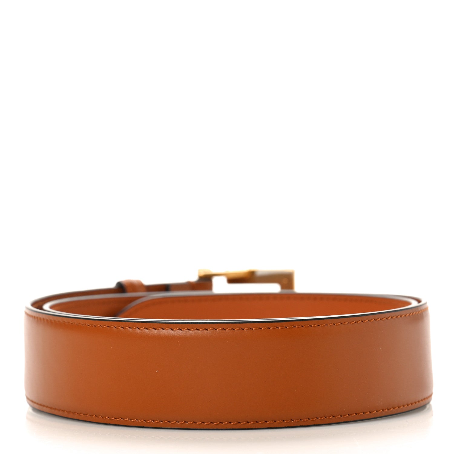 Fendi Vitello King FF 2CM Belt 80 32 Cuoio 2 of 3