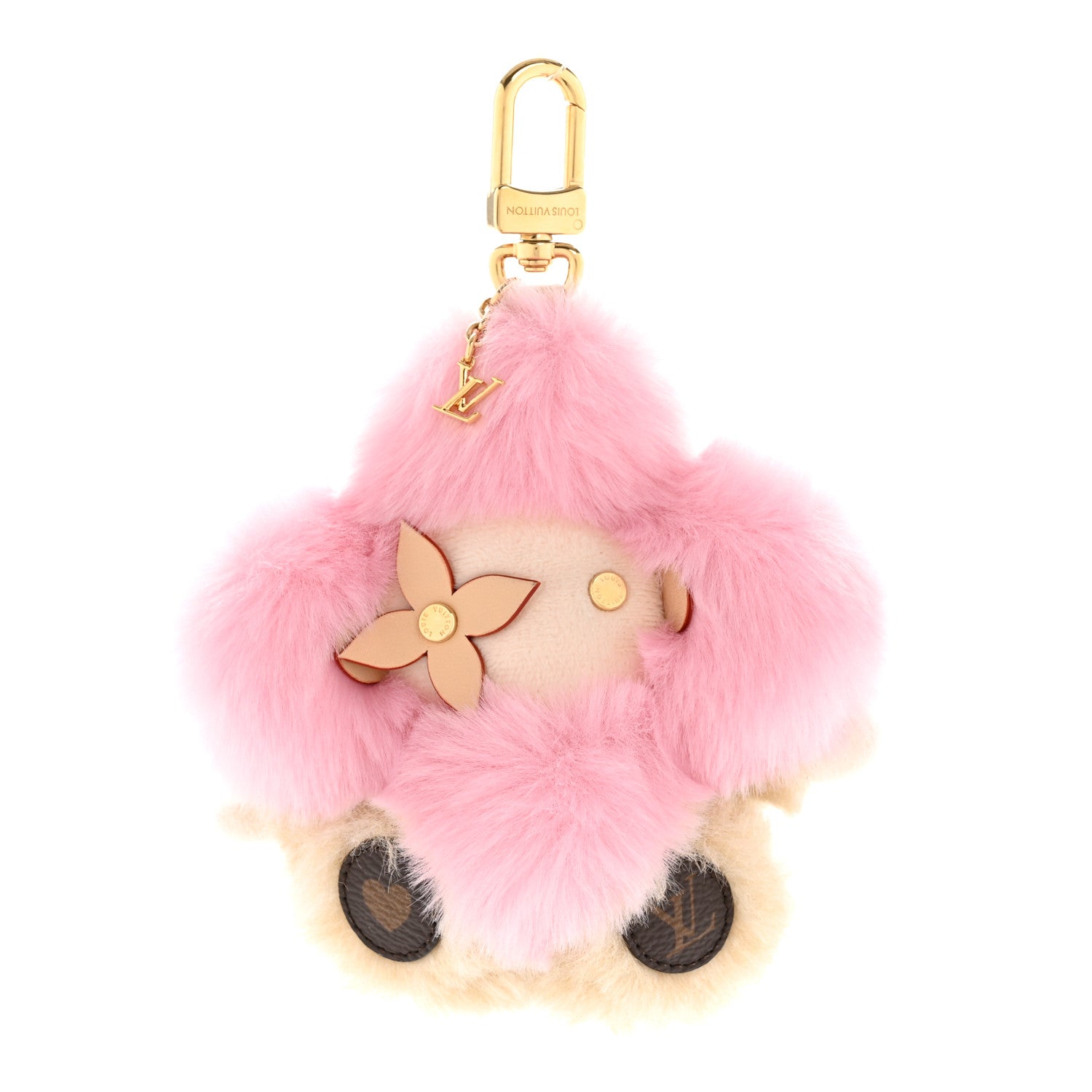 Louis Vuitton Fox Fur My Vivienne Bag Charm Pink 1 of 5