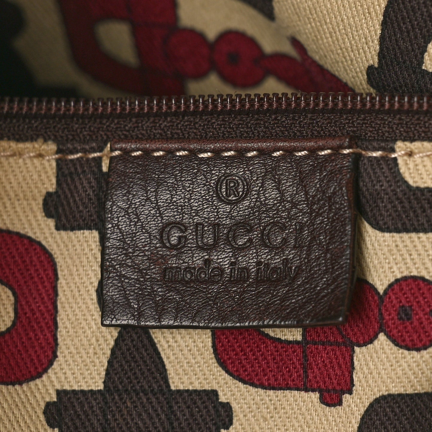 Guccissima Medium Sukey Tote Brown
