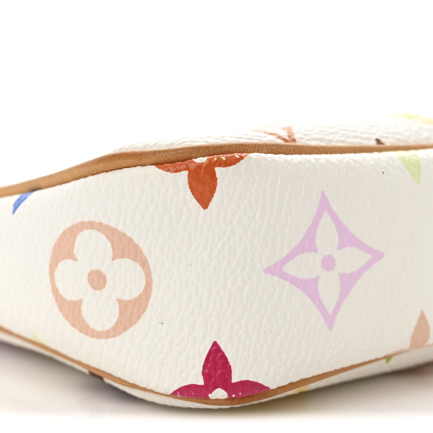 Louis Vuitton Monogram Multicolor Pochette Accessories White 9 of 12