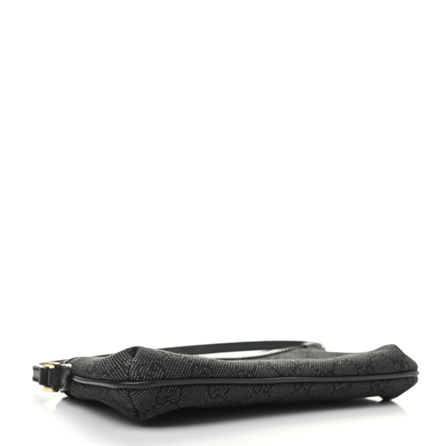 Denim Monogram Pouch Black