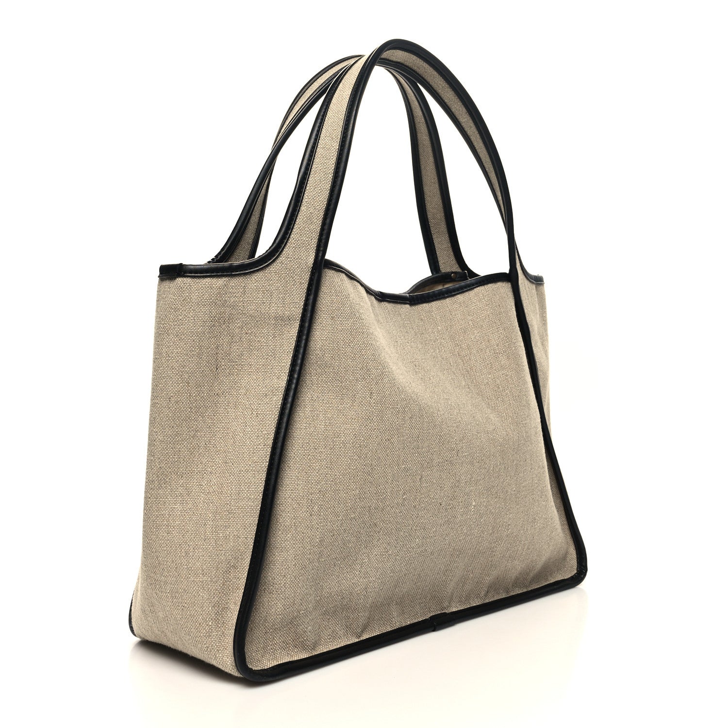 Stella McCartney Canvas Studded Logo Tote Natural 4 of 11